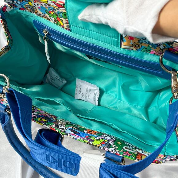 Tokidoki Summer Splash Beach Structured Handbag Bag Purse Stellina Sandy Kaiju - Picture 9 of 16